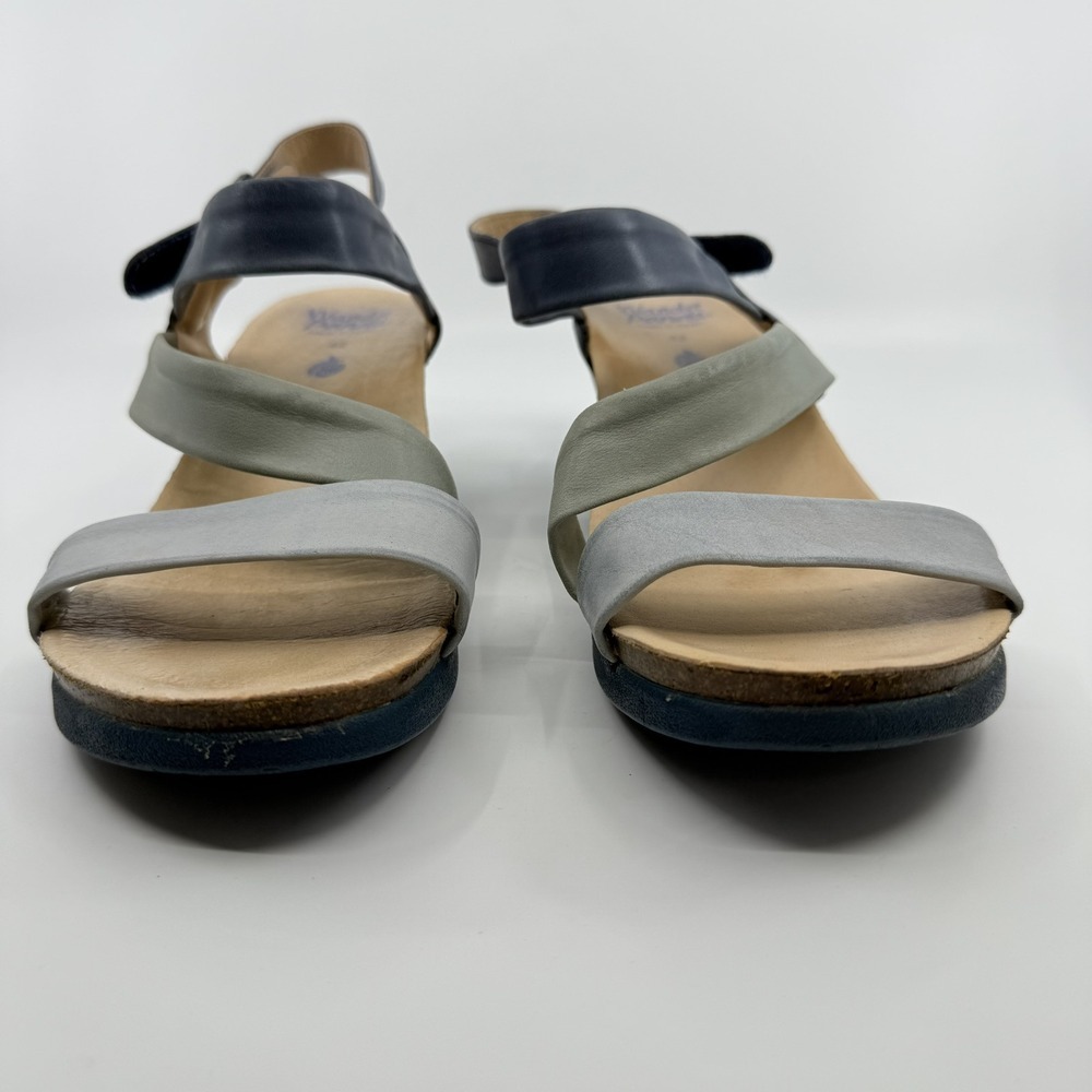 Wanda Panda Women Tamina 42 Leather Wedge‎ Sandals US 11 Spain Comfort - Picture 4 of 11